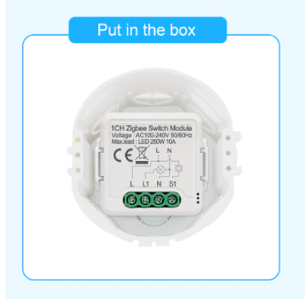Zigbee Smart Light Switch Module,2 Gang Automation