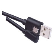USB A pistik - USB micro B nurgaga mittepolaarne pistik 1m