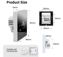 ZigBee nutikas termostaadi temperatuurikontroller