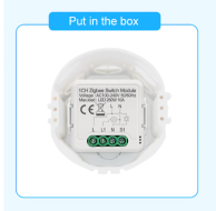 Zigbee Smart Light Switch Module,2 Gang Automation